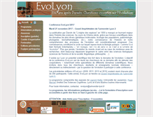 Tablet Screenshot of evolyon.universite-lyon.fr